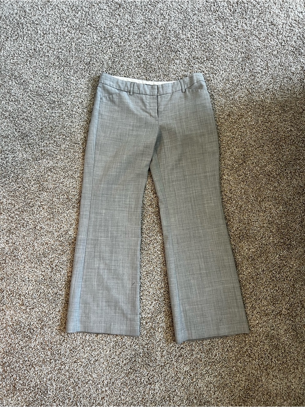 Women's Straight Leg Dress Pants - Light Gray